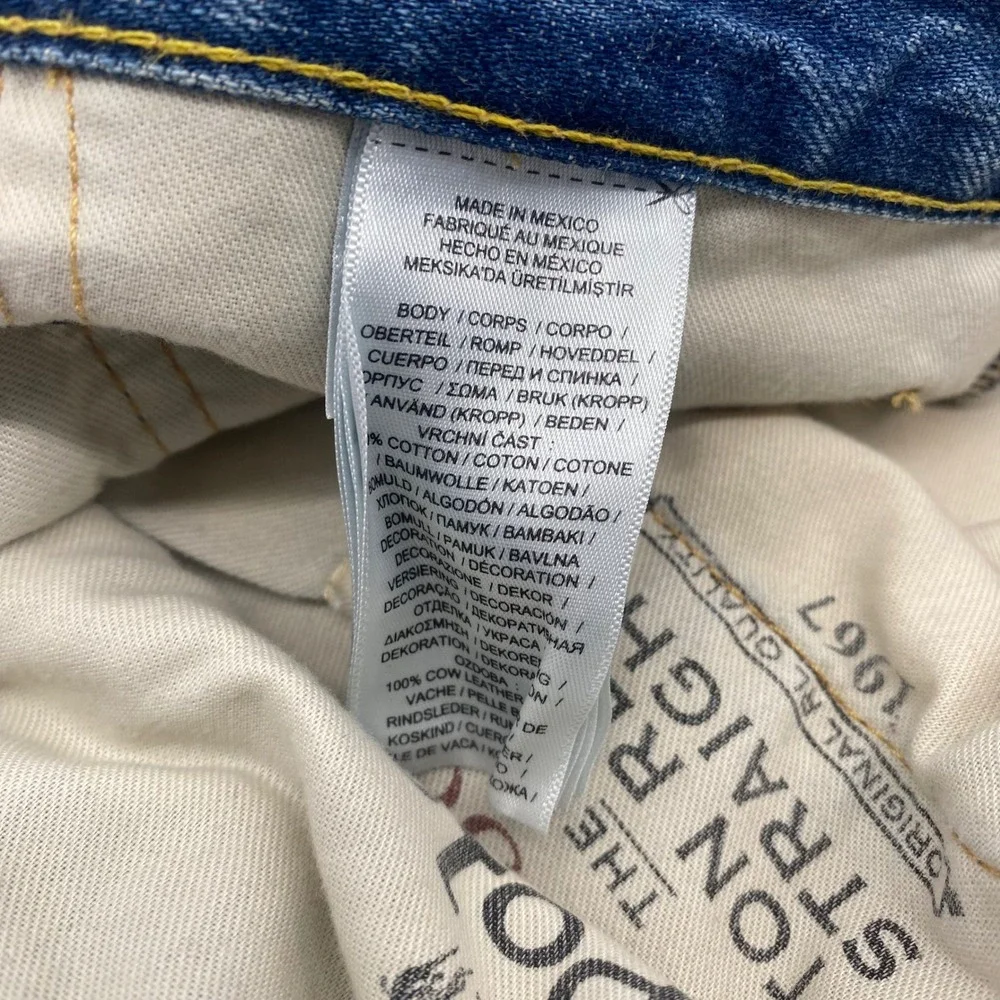 Polo‎ Ralph Lauren Jeans Mens 42x33 Blue Straight Leg Denim Authentic Goods - Picture 8 of 9